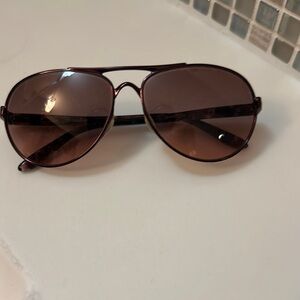 Oakley Brown Aviator Sunglasses Timeless Design